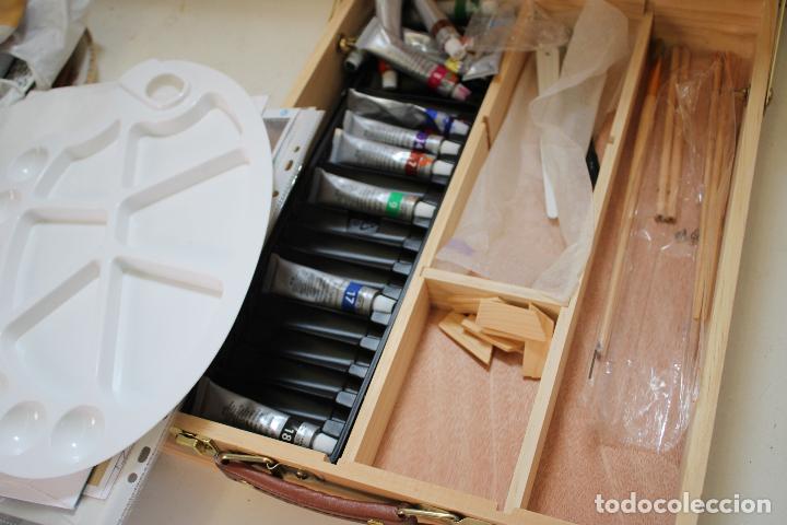 Arte: caballete caja pintor - Foto 2