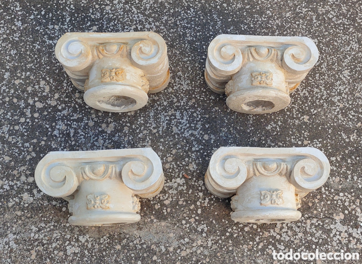 Arte: 4 capiteles estilo j&oacute;nico - Foto 1