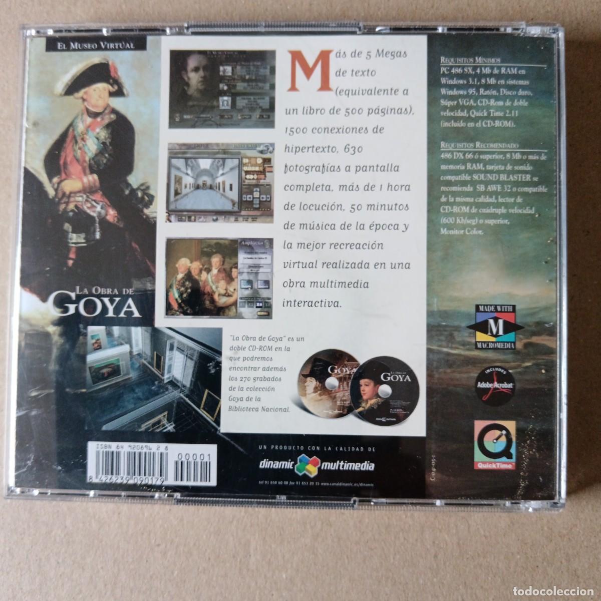 Arte: La Obra de Goya. El museo virtual. (2Cd-rom) - Foto 2