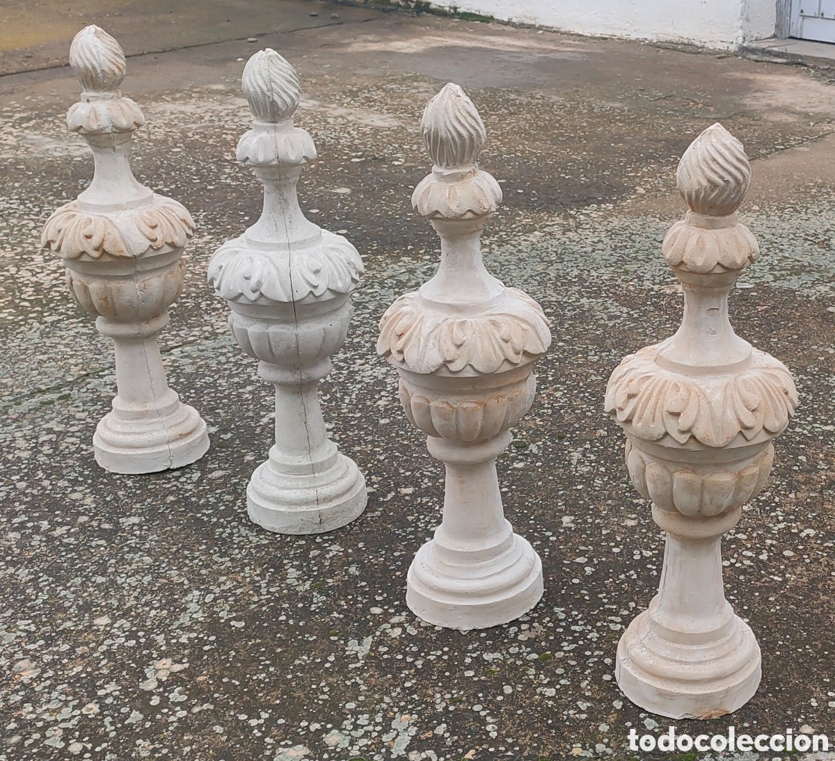 Arte: 4 &aacute;nforas de pasta-madera - Foto 2