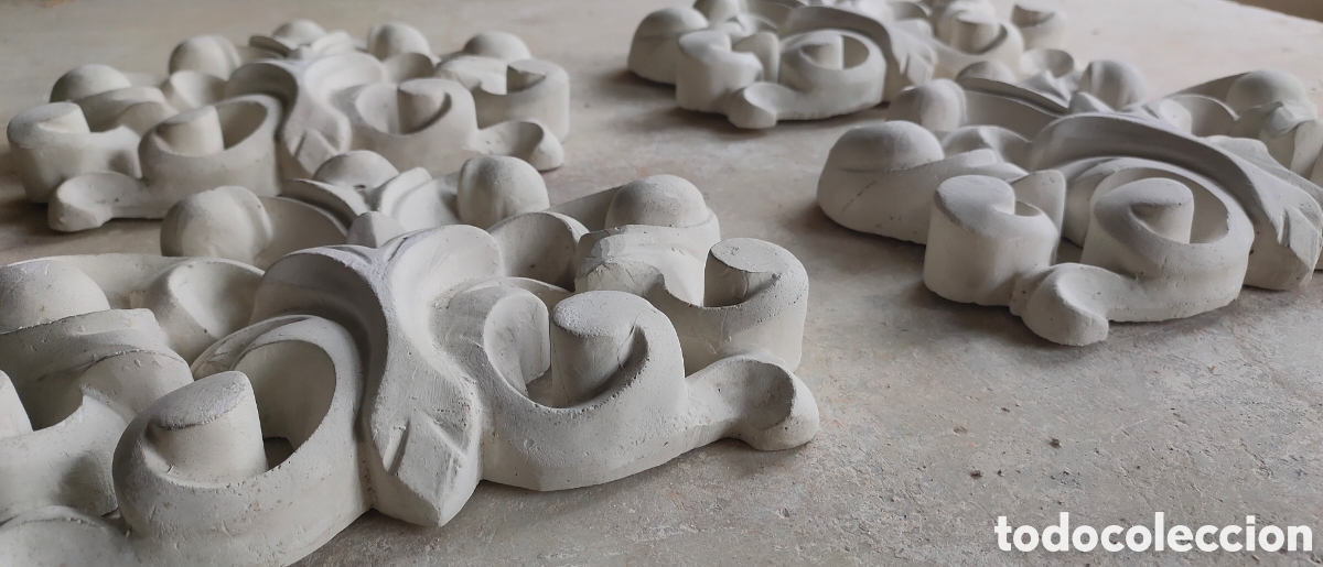 Arte: 4 adornos de pasta-madera - Foto 3