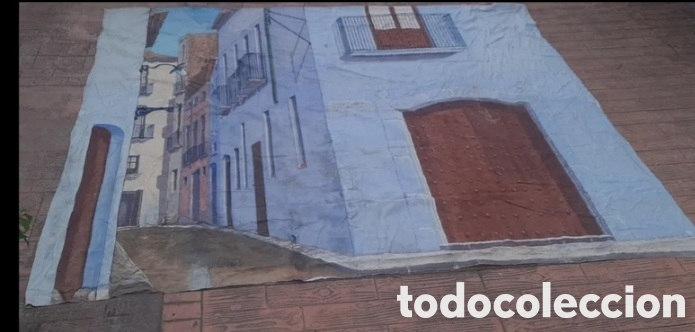 Arte: Decorado pintado en lienzo - Foto 1