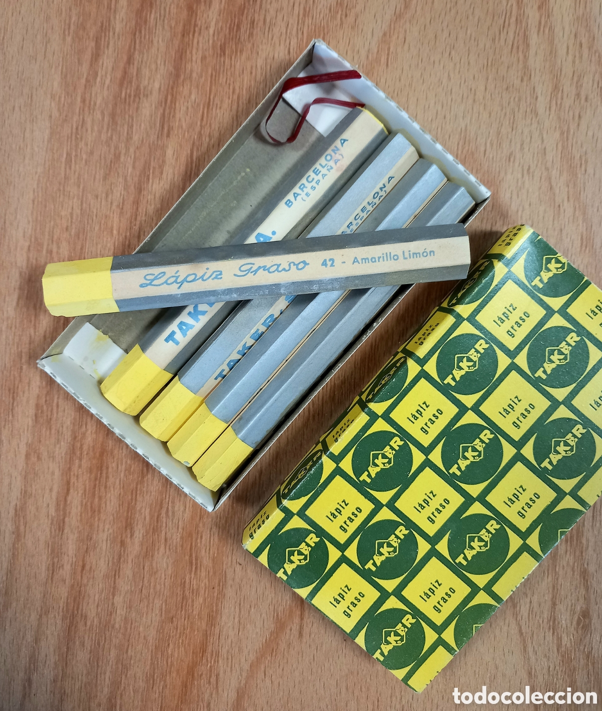 Arte: L&aacute;pices grasos - Color amarillo lim&oacute;n - Foto 2