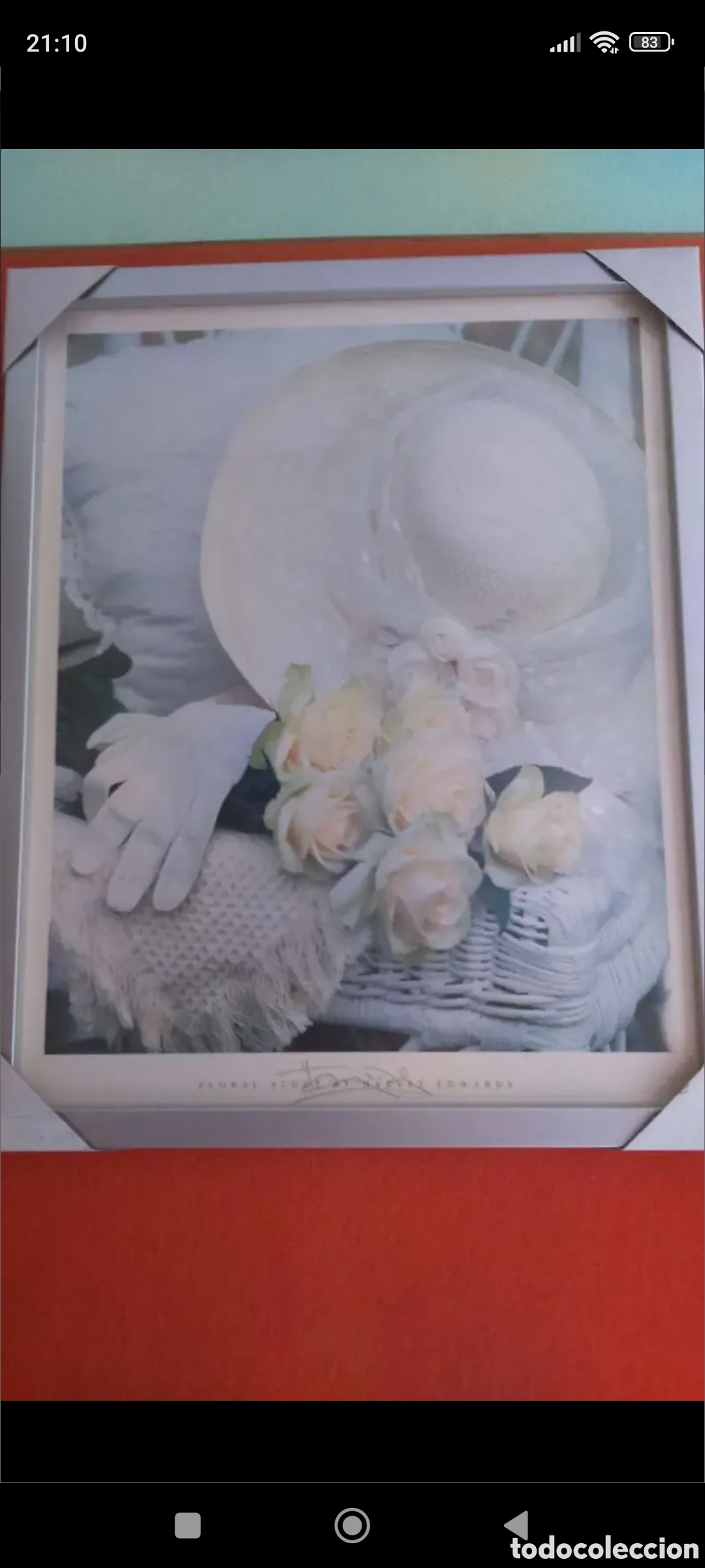 Arte: Cuadro enmarcado plata - Foto 1