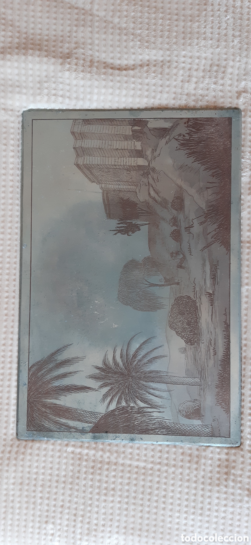 Arte: Plancha de zinc grabada. - Foto 2