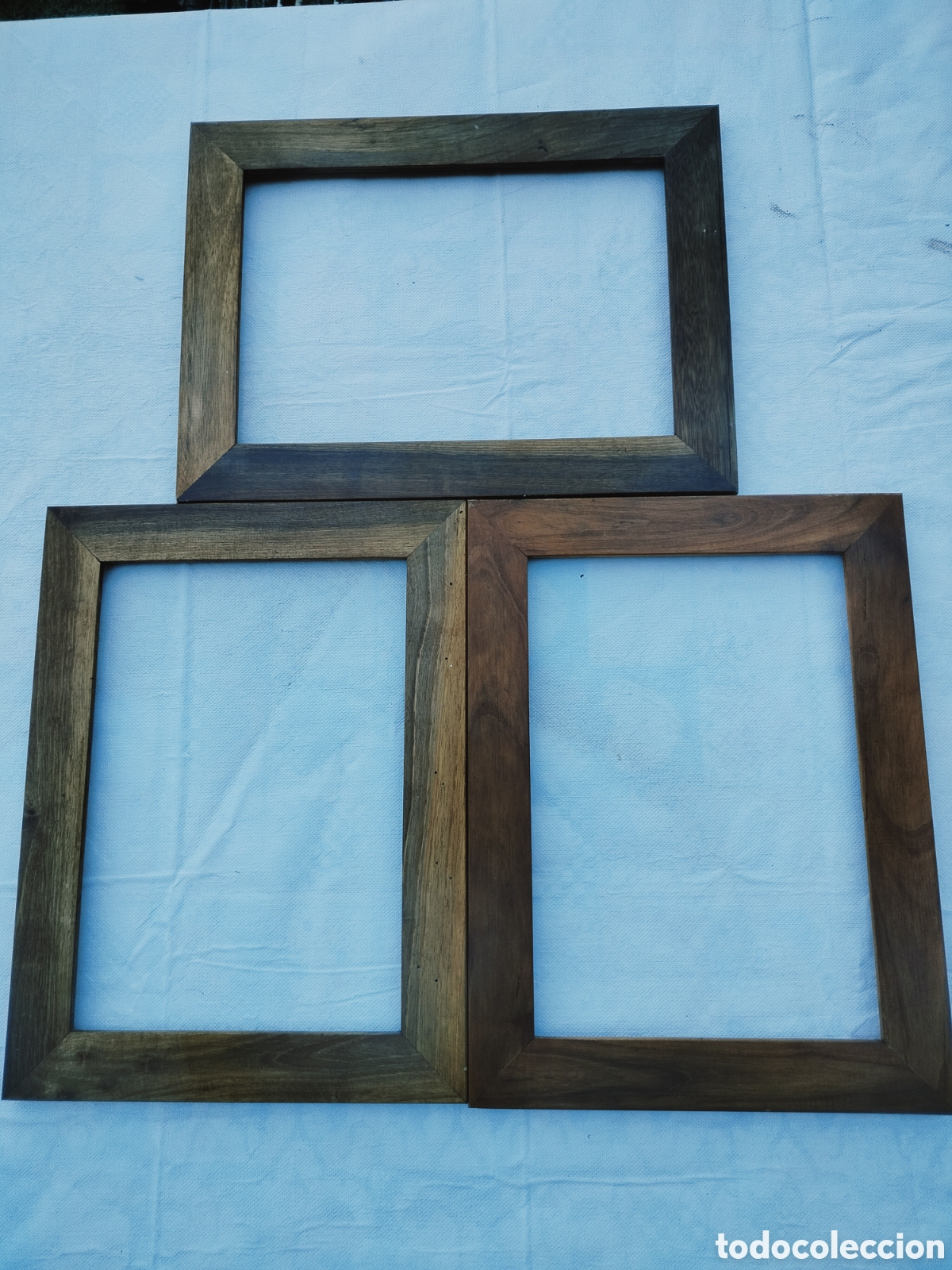 Arte: Lote 3 Marcos de Madera. - Foto 2
