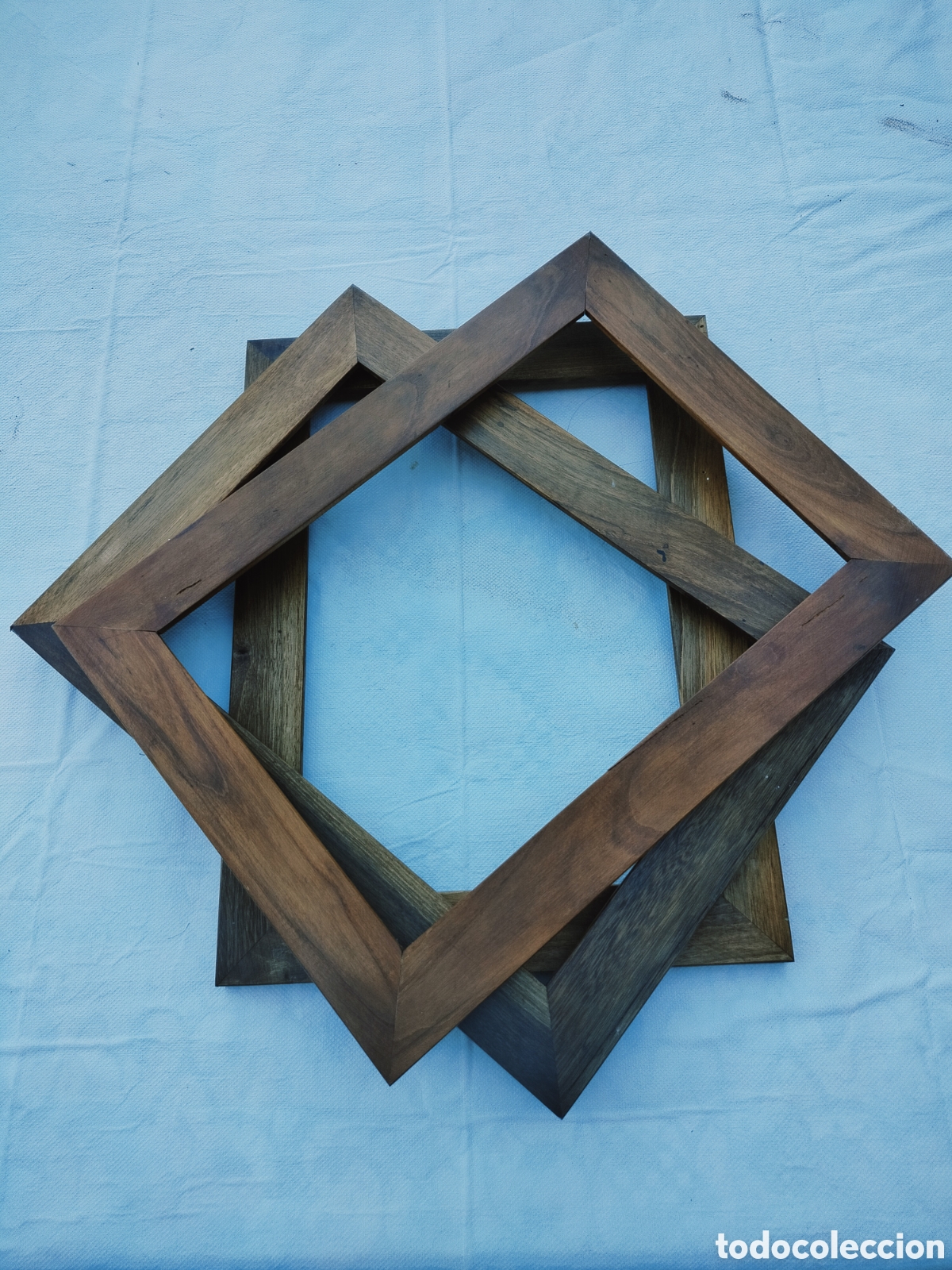 Arte: Lote 3 Marcos de Madera. - Foto 1