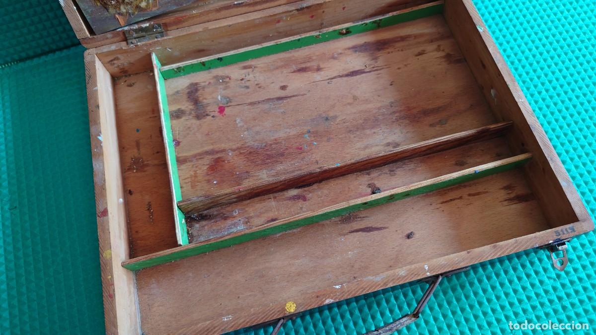 Arte: MALETIN PINTOR ANTIGUO - Foto 4