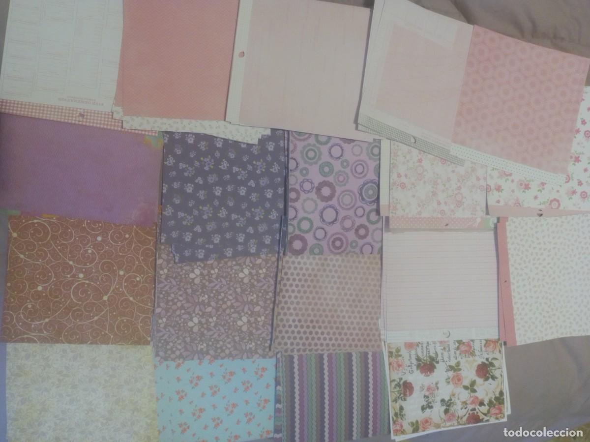 Arte: 77 papeles scrap flores etc - Foto 1