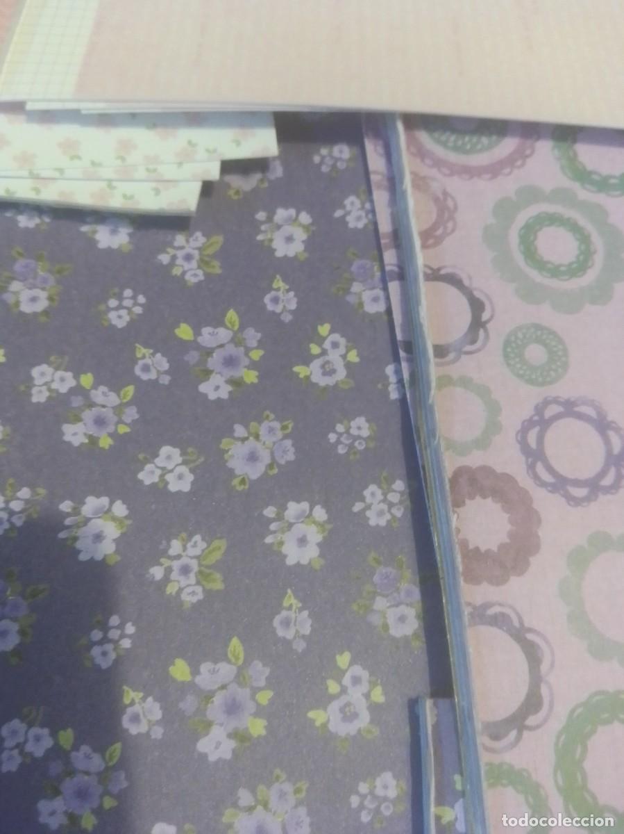 Arte: 77 papeles scrap flores etc - Foto 4