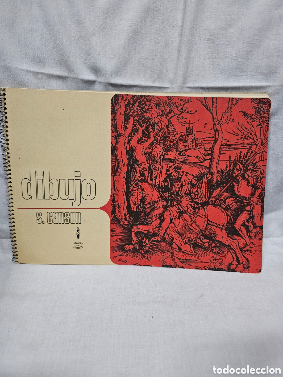 Arte: Cuaderno de dibujo CANSON, a&ntilde;os 60 - Foto 1