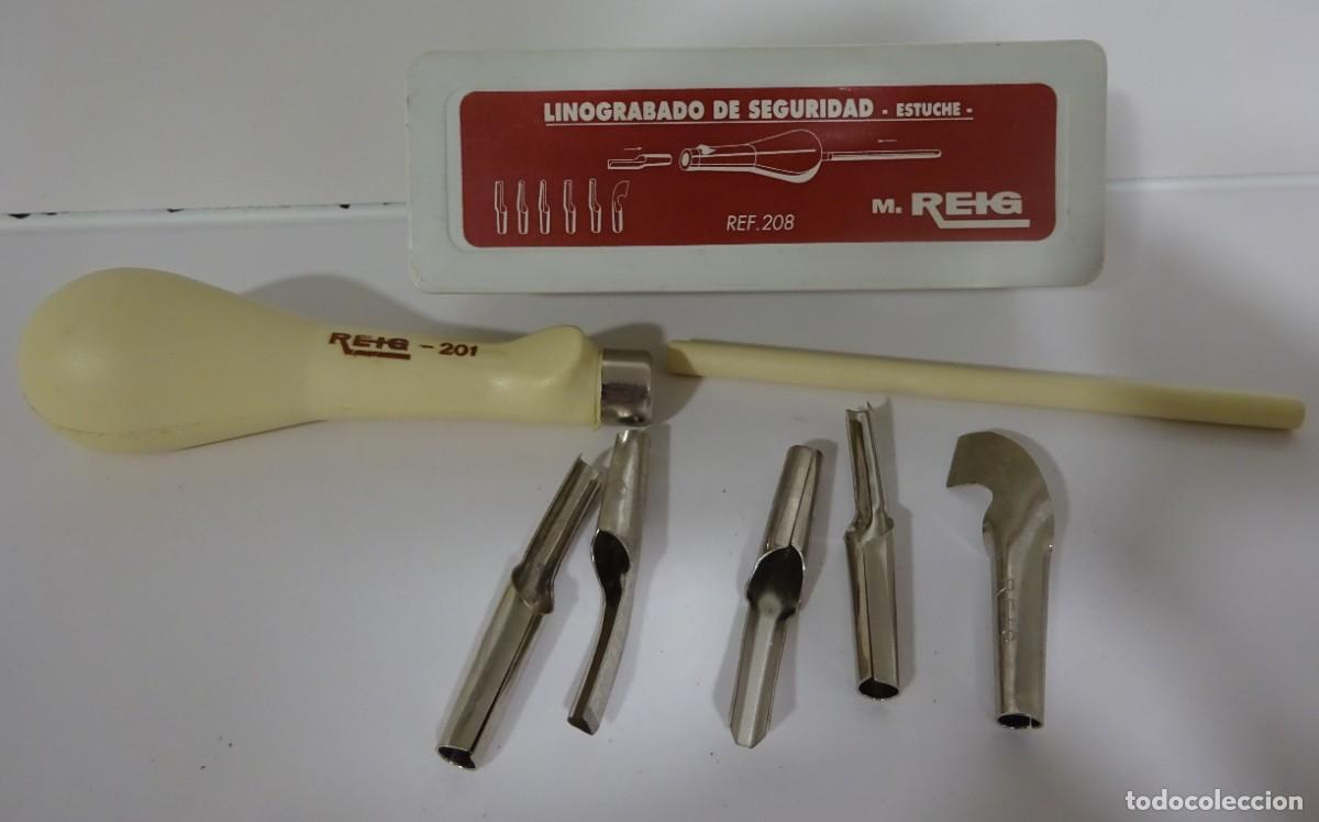Arte: LINOGRABADO DE SEGURIDAD REF. 208 M.REIG - Foto 1