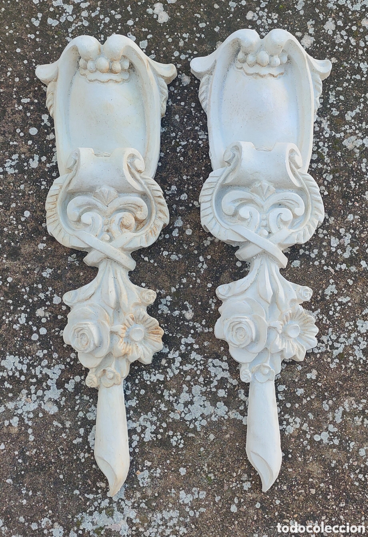 Arte: Dos adornos de pasta-madera - Foto 1