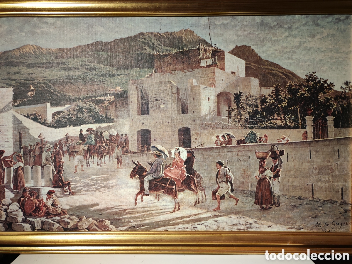 Arte: Cuadro de escena de viaje - Foto 2