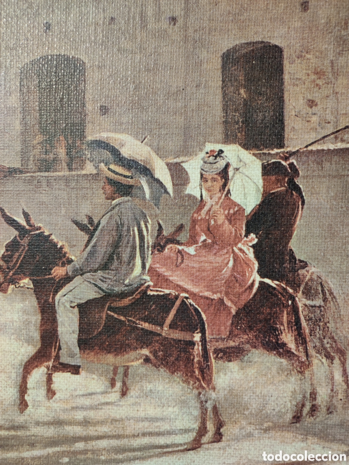 Arte: Cuadro de escena de viaje - Foto 6