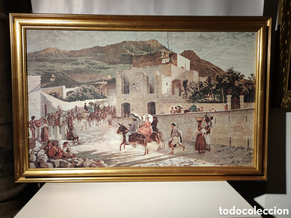 Arte: Cuadro de escena de viaje - Foto 1
