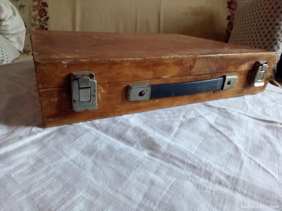 Arte: Maleta de madera de pintor - Foto 4