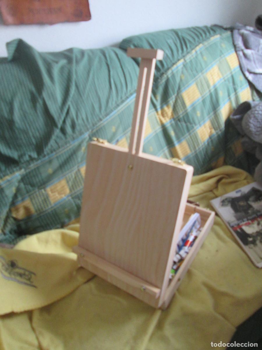 Arte: CAJA CABALLETE DE MESA DE PINTURA - Foto 1