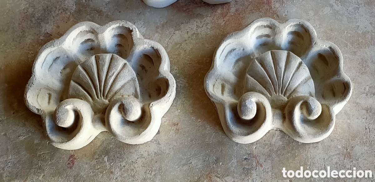 Arte: 2 conchas de pasta-madera - Foto 1