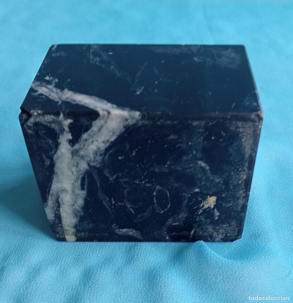 Arte: MARMOL NEGRO JASPEADO EN BLANCO - Foto 3