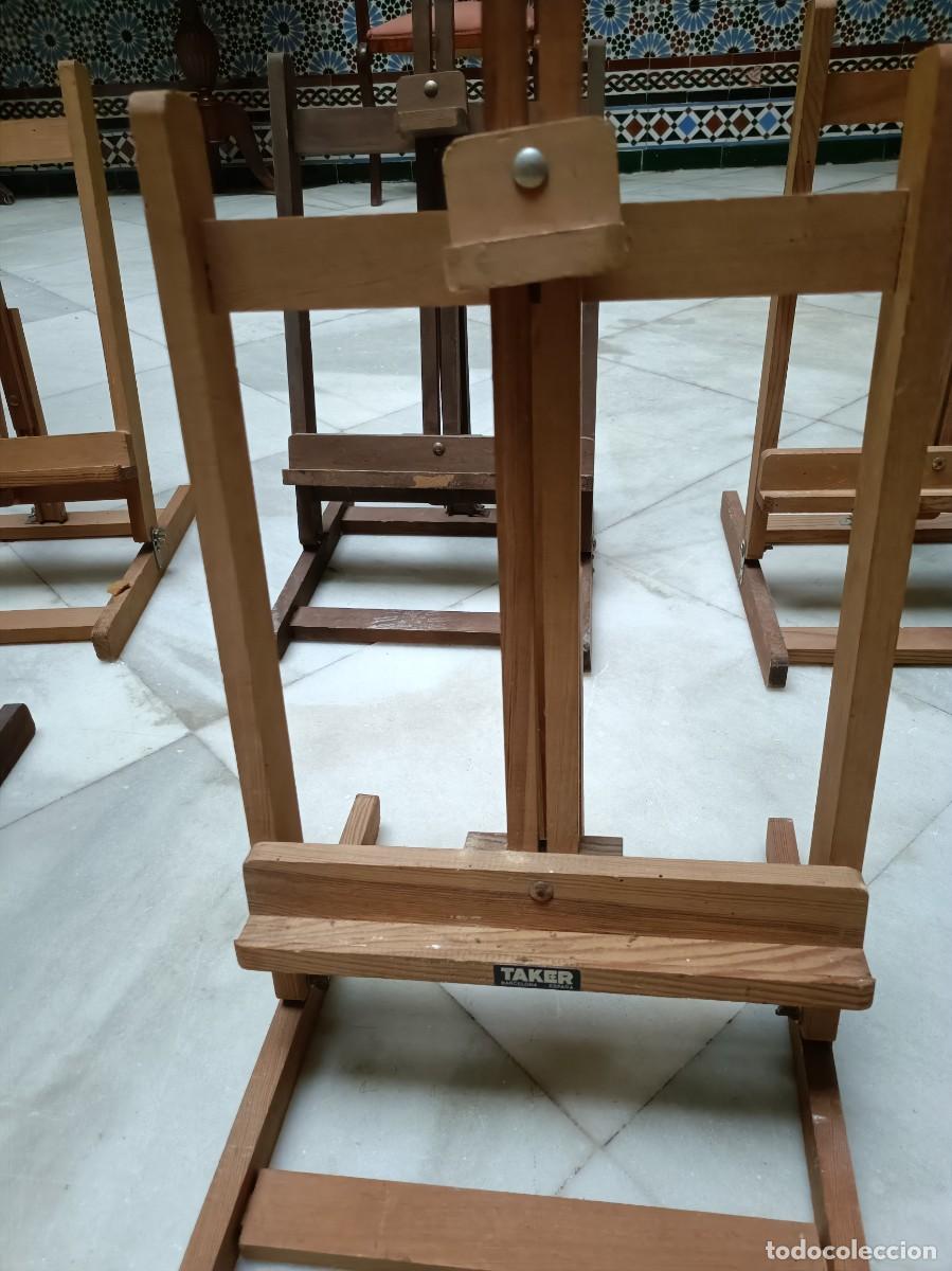 Arte: Lote de conjunto de 6 caballetes de mader - Foto 1