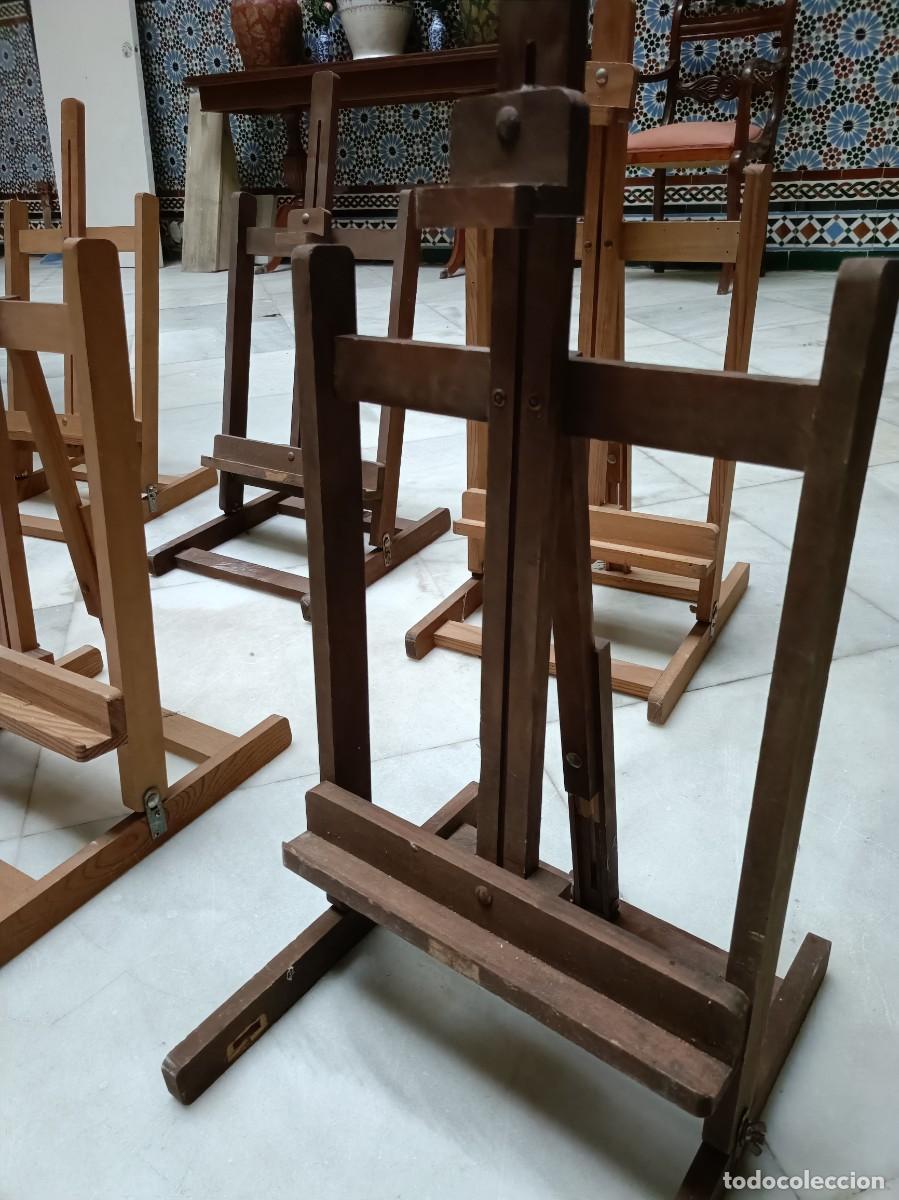 Arte: Lote de conjunto de 6 caballetes de mader - Foto 2
