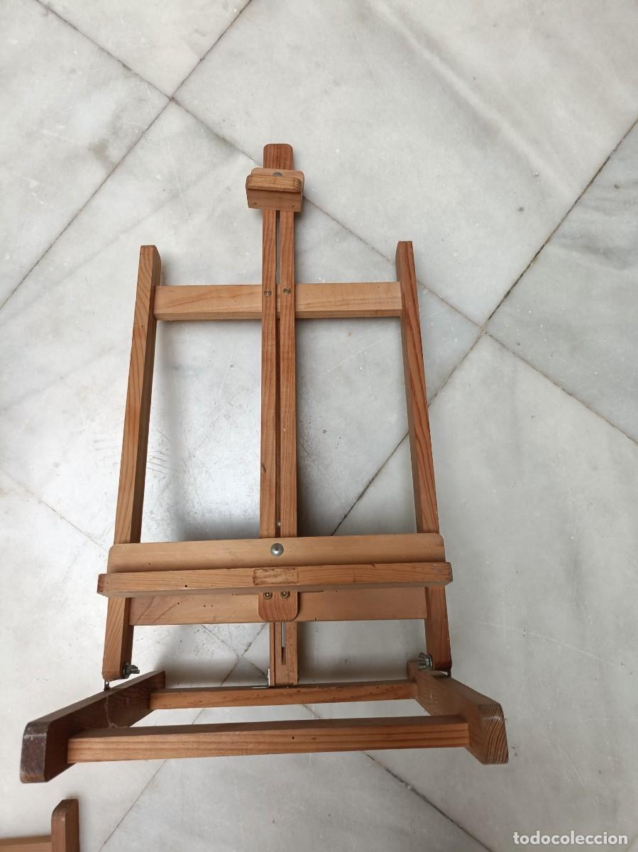 Arte: Lote de conjunto de 6 caballetes de mader - Foto 5