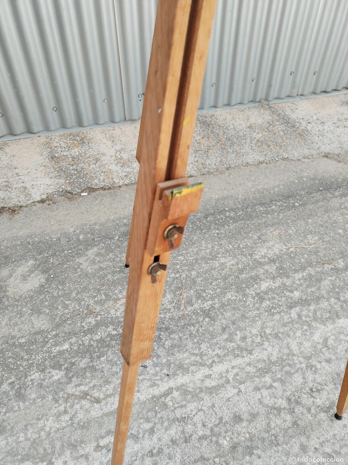 Arte: antiguo caballete de pintor - Foto 2
