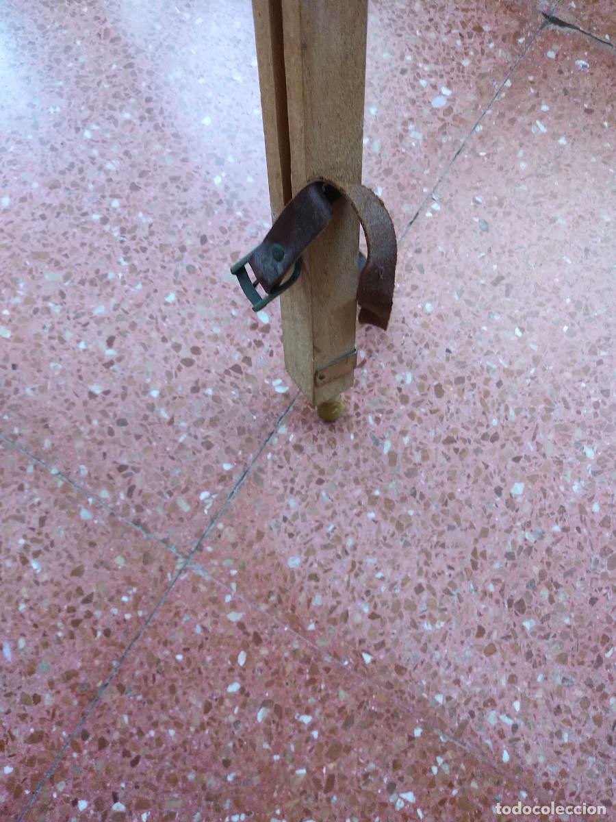 Arte: CABALLETE DE PIE DE MADERA. - Foto 9