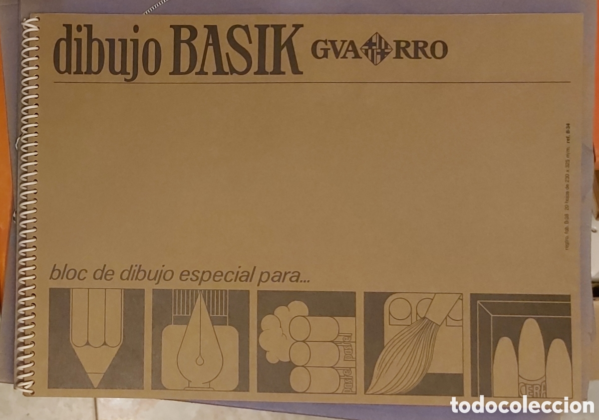 Arte: Bloc de dibujo Basic Gvarro. Blok, block. Guarro - Foto 1