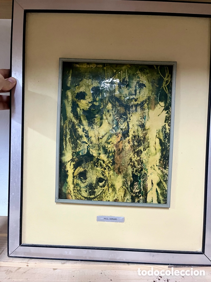 Arte: Esmalte sobre metal de Paul Gerard (1972) - Foto 1