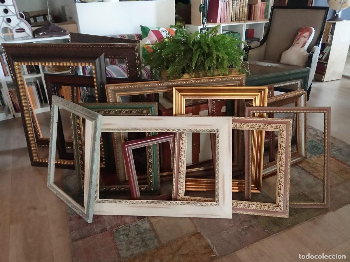 Arte: LOTE 12 MARCOS DE MADERA - Foto 1