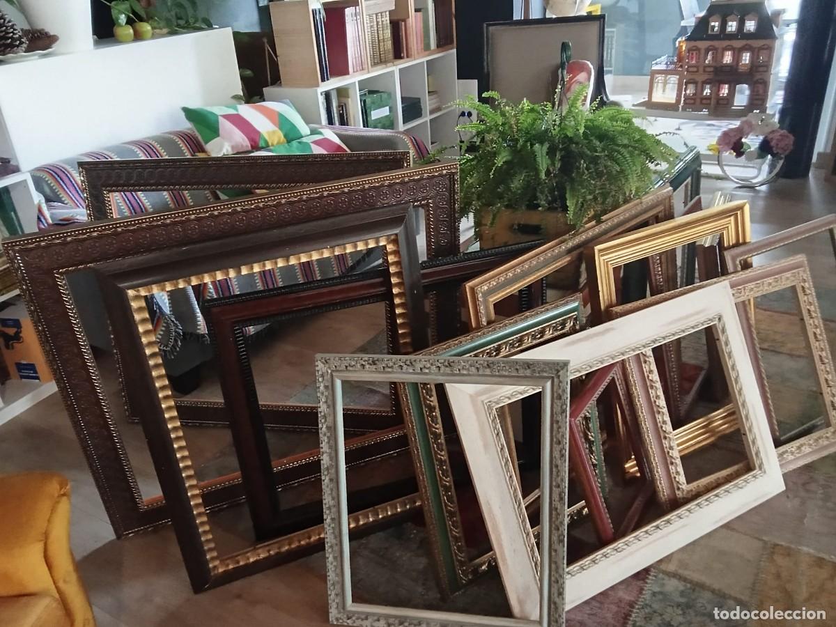 Arte: LOTE 12 MARCOS DE MADERA - Foto 2