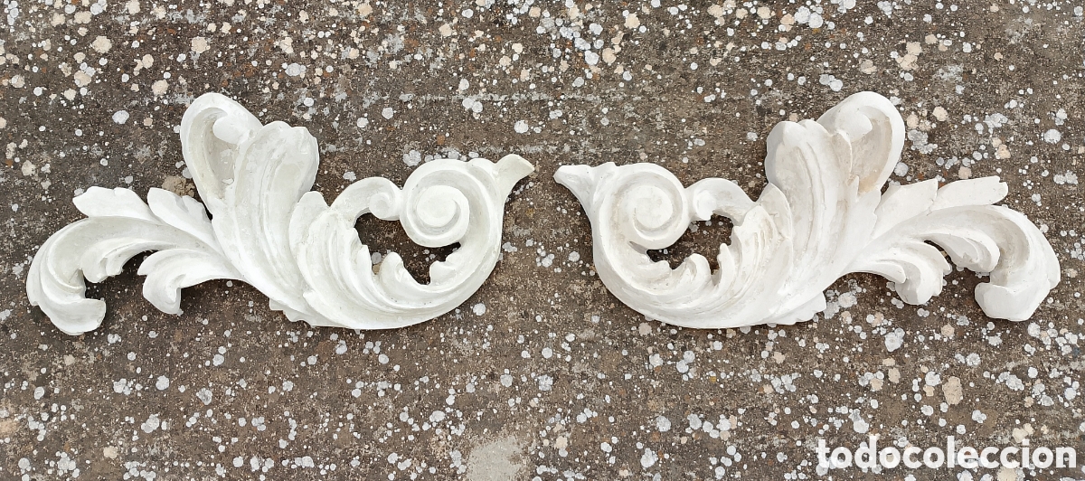 Arte: Pareja de adornos de pasta-madera - Foto 1