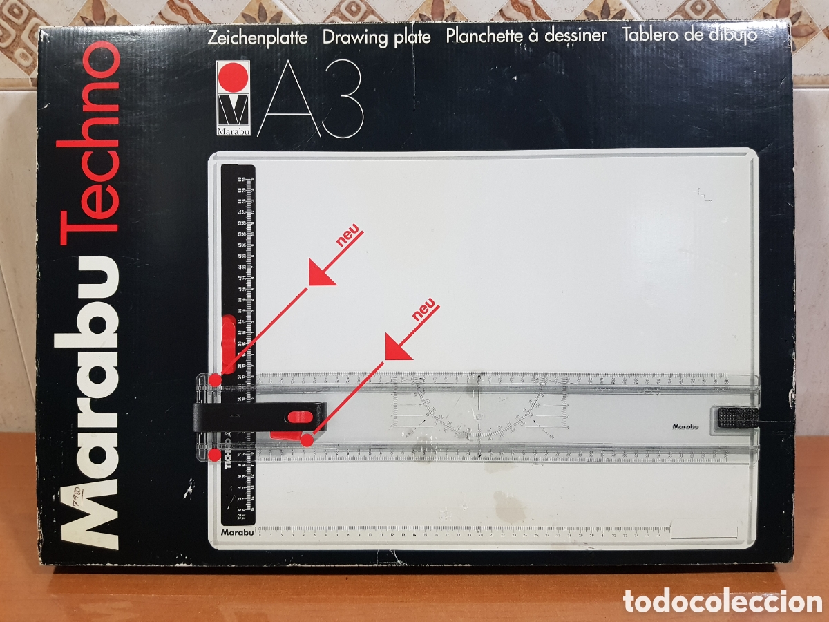Arte: MARABU TECHNO TABLERO DE DIBUJO T&Eacute;CNICO + CABEZAL DE PRECISI&Oacute;N - Foto 8