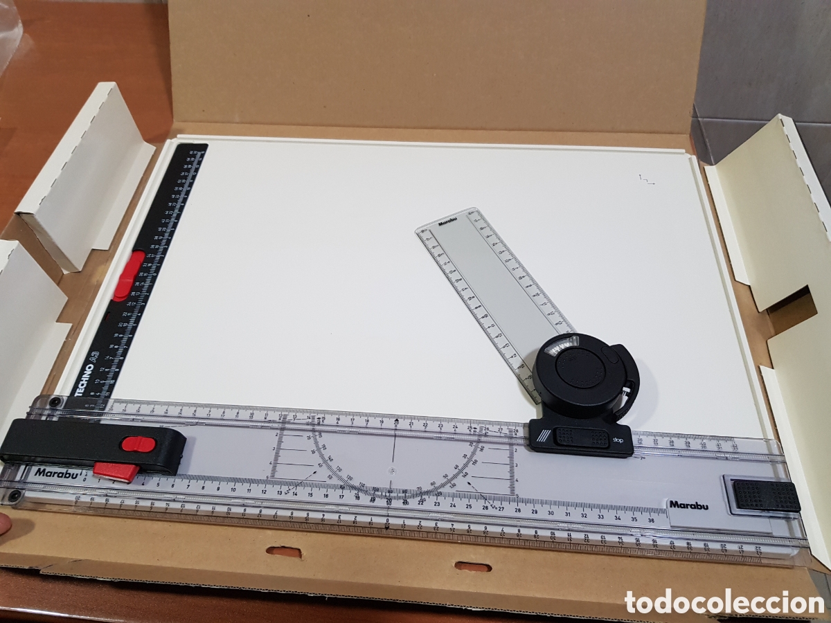 Arte: MARABU TECHNO TABLERO DE DIBUJO T&Eacute;CNICO + CABEZAL DE PRECISI&Oacute;N - Foto 2