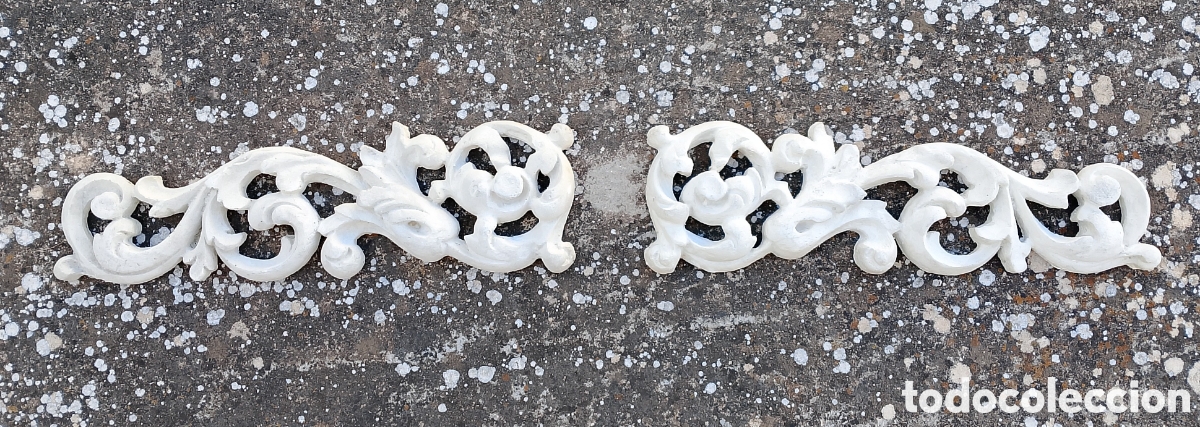 Arte: Pareja de adornos de pasta-madera - Foto 1