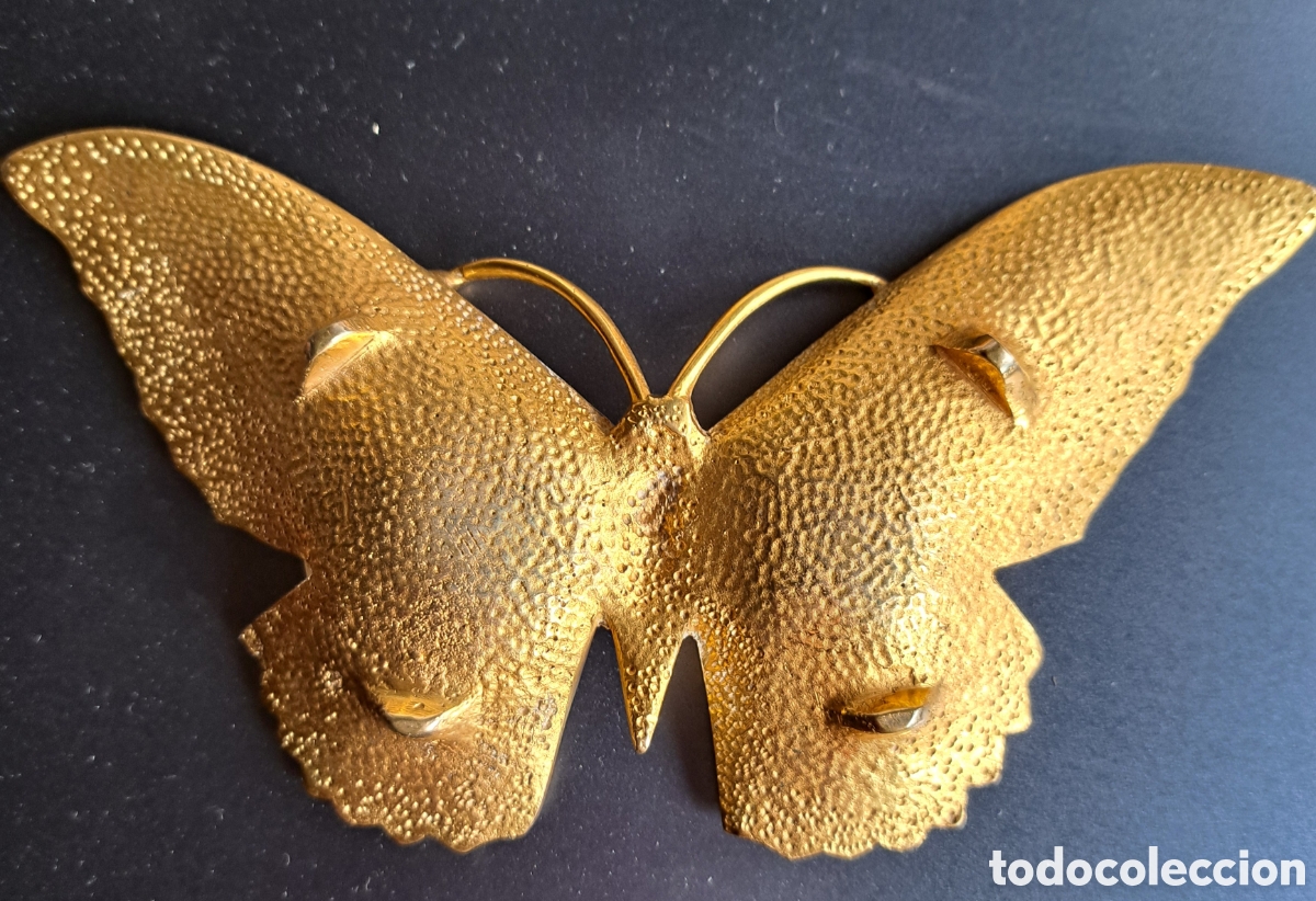 Arte: Mariposa butterfly de metal - Foto 2