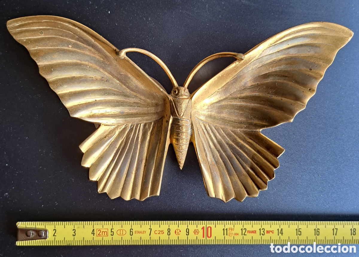 Arte: Mariposa butterfly de metal - Foto 1