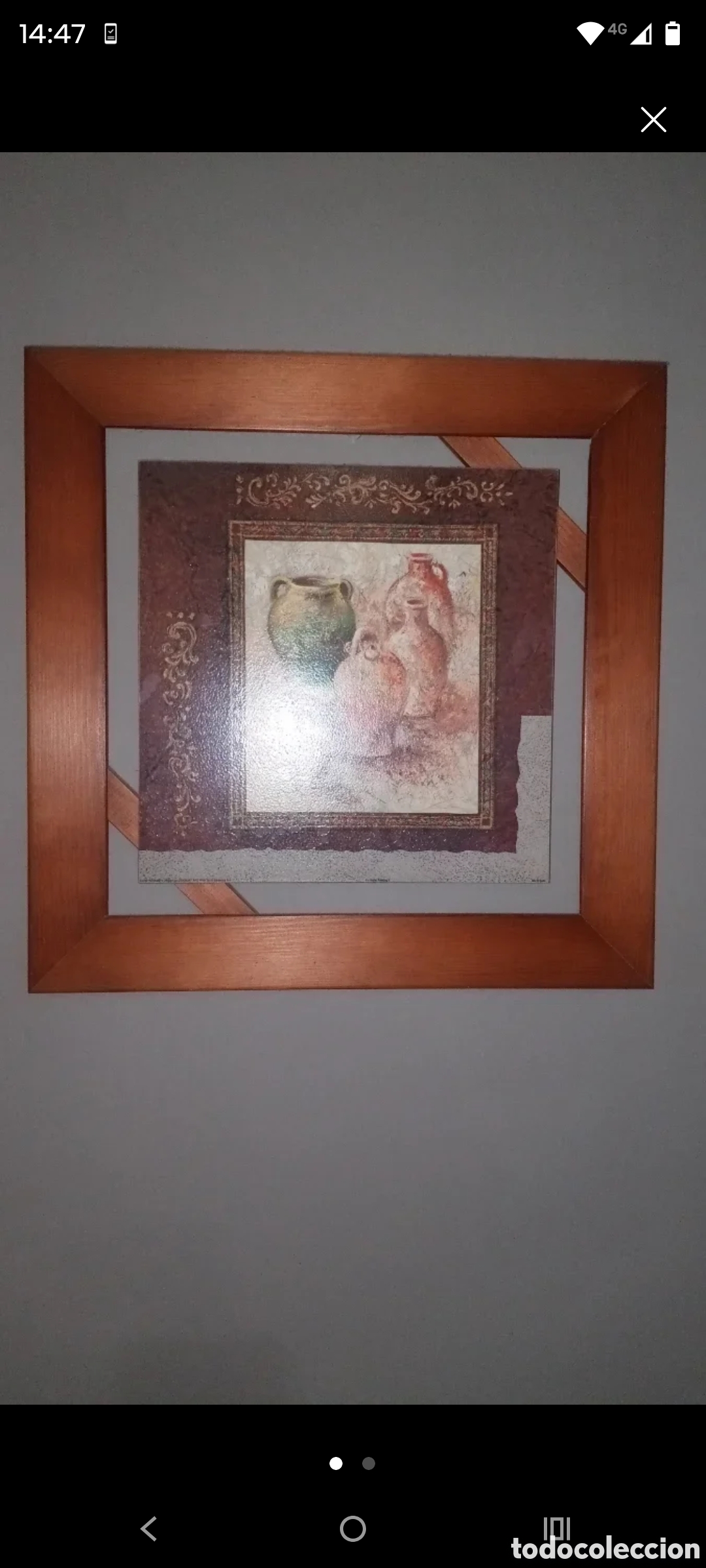Arte: Cuadro bodeg&oacute;n jarrones - Foto 1
