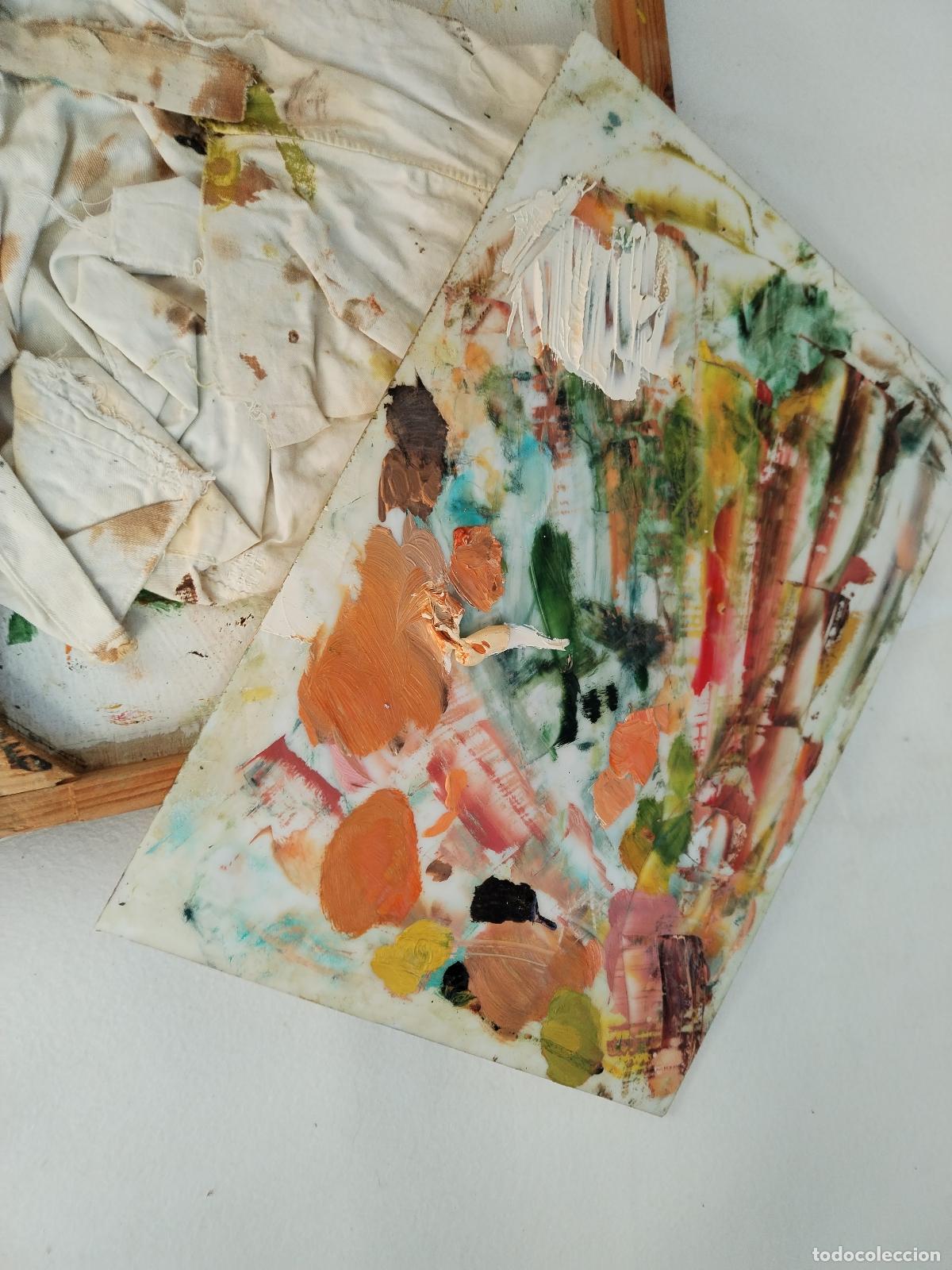 Arte: caja de oleos y pinceles de pintor - Foto 6