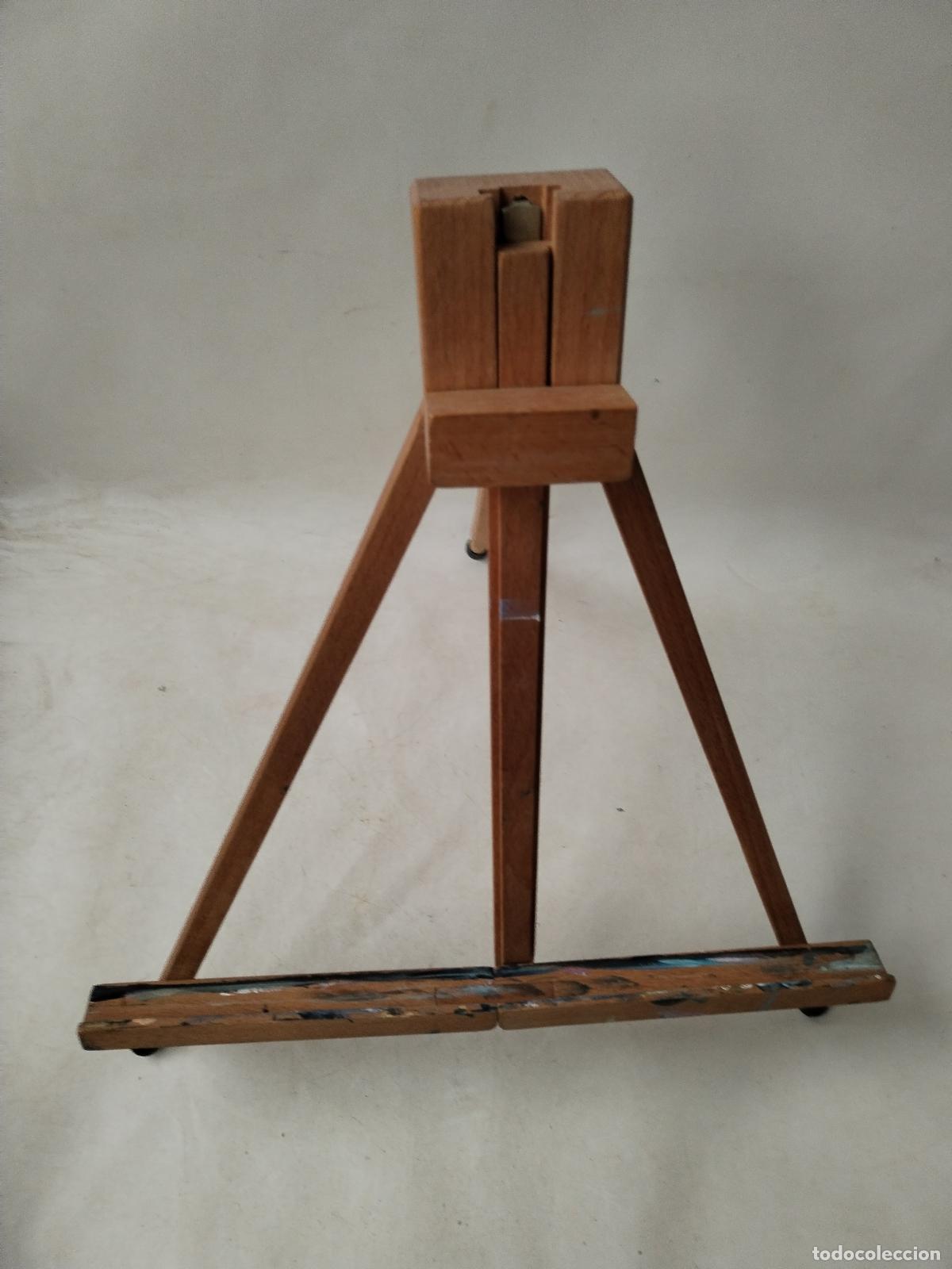 Arte: caballete de pintor plegable de sobremesa - Foto 2