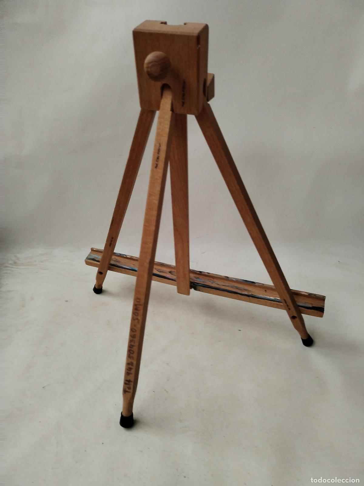 Arte: caballete de pintor plegable de sobremesa - Foto 3