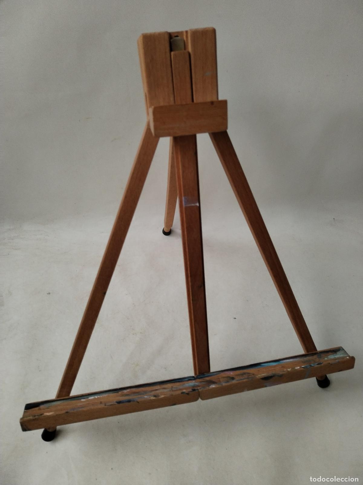 Arte: caballete de pintor plegable de sobremesa - Foto 1