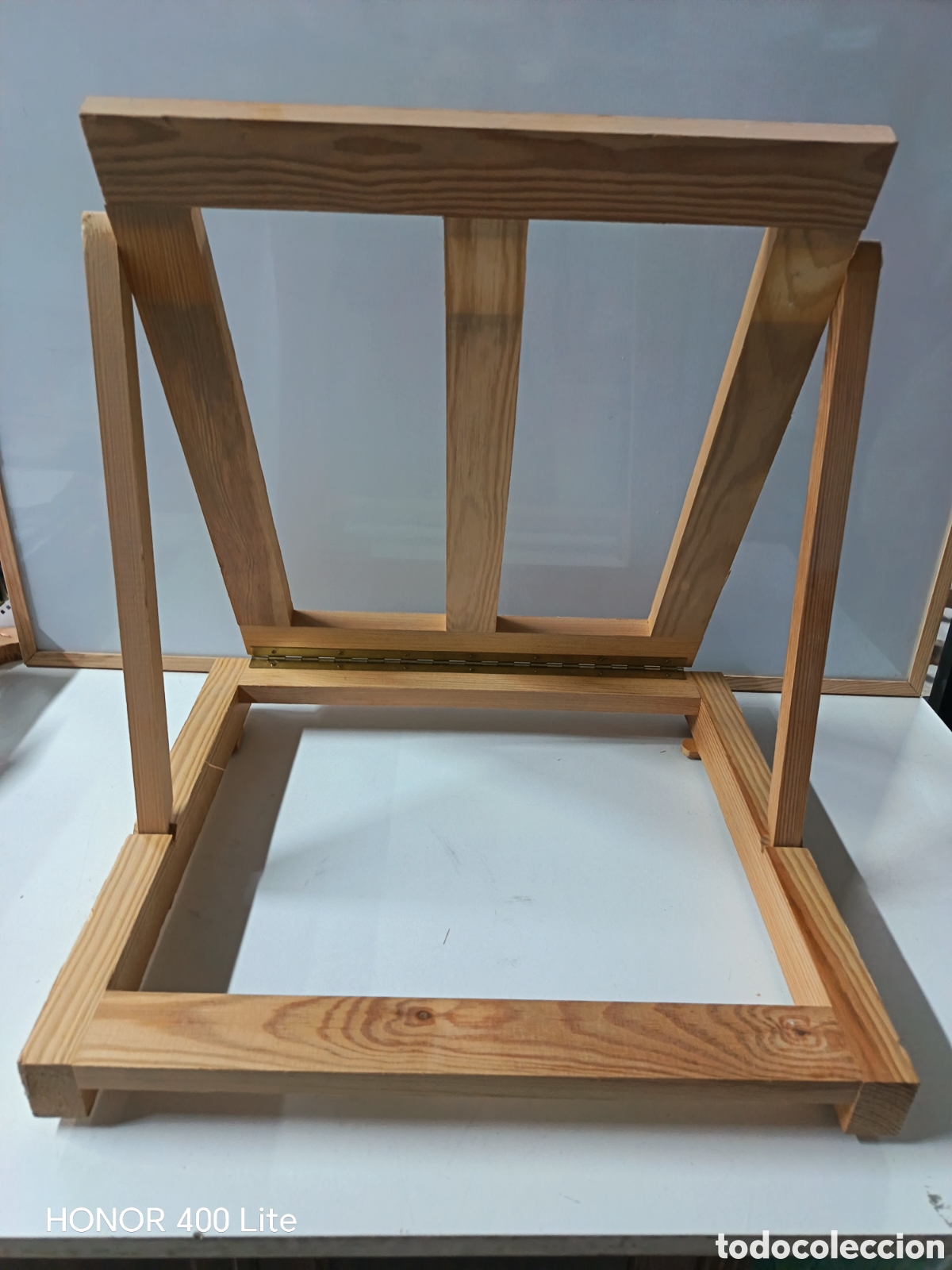 Arte: Caballete de madera para Cuadro o Relieve - Foto 3