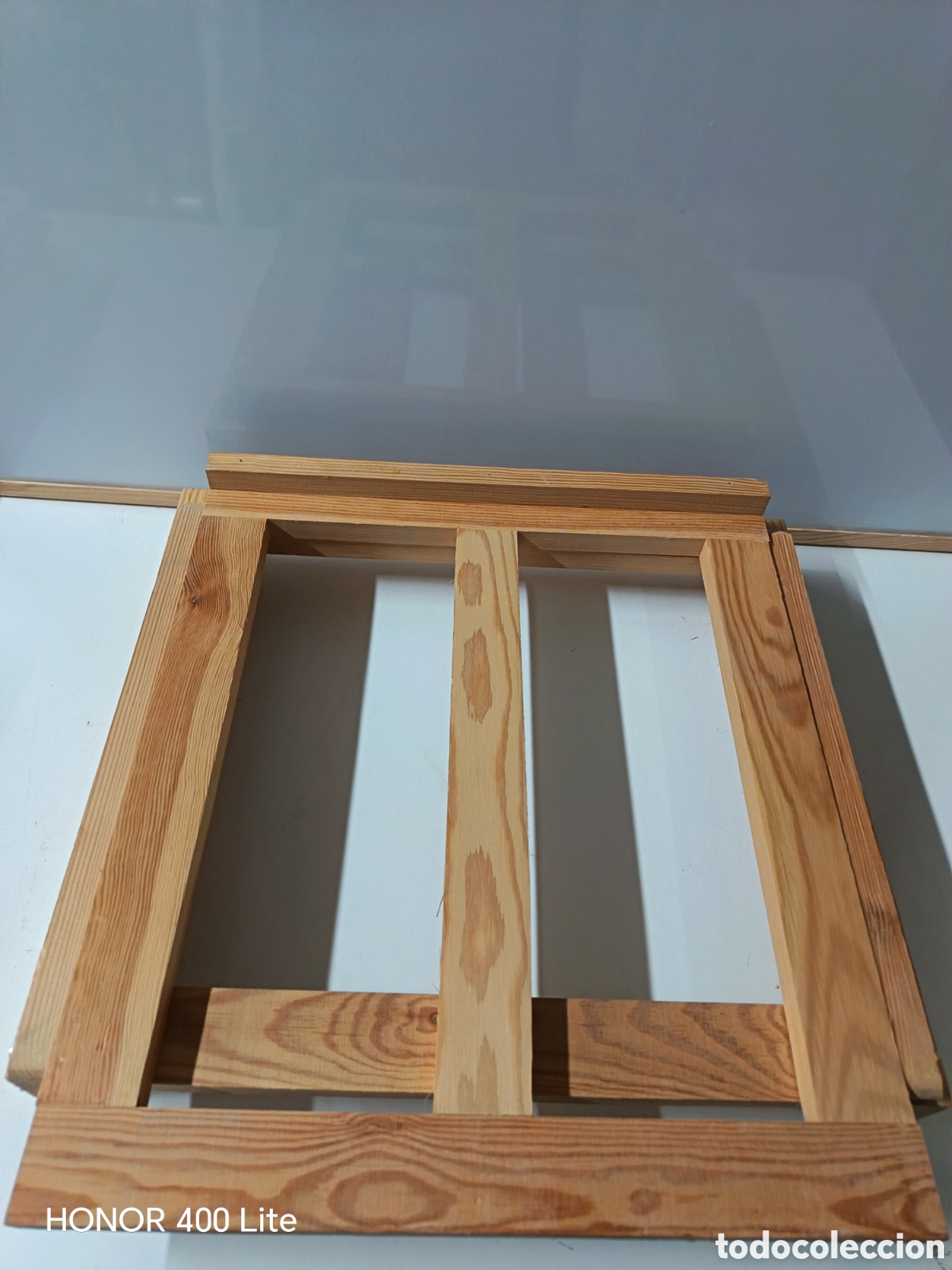 Arte: Caballete de madera para Cuadro o Relieve - Foto 4
