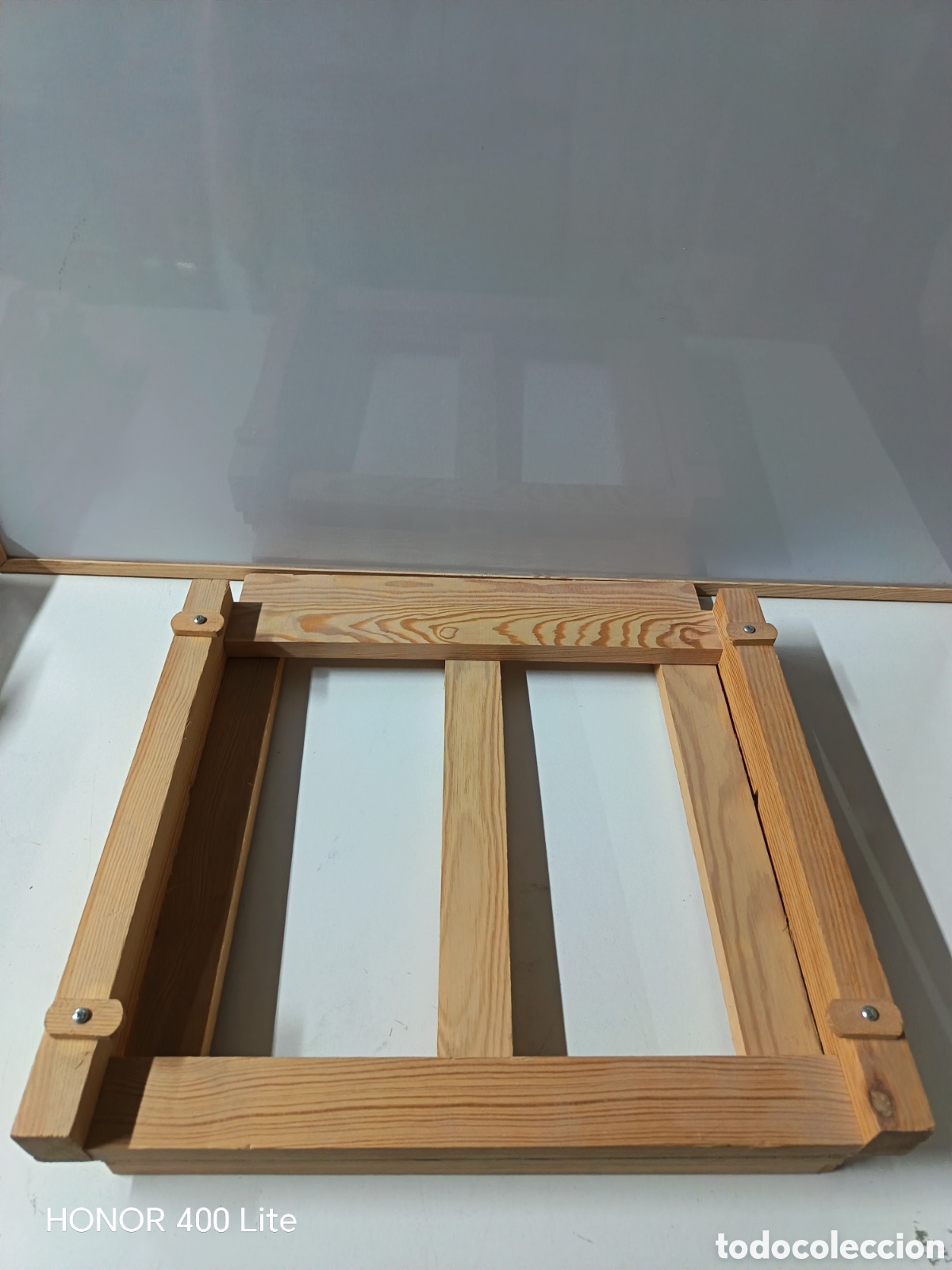 Arte: Caballete de madera para Cuadro o Relieve - Foto 6