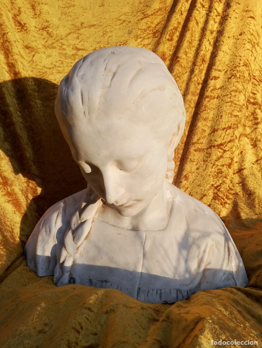 Arte: Precioso modelo para dibujo, academia Bellas Artes del siglo XIX; (not&eacute;se el guardapolvos que asoma