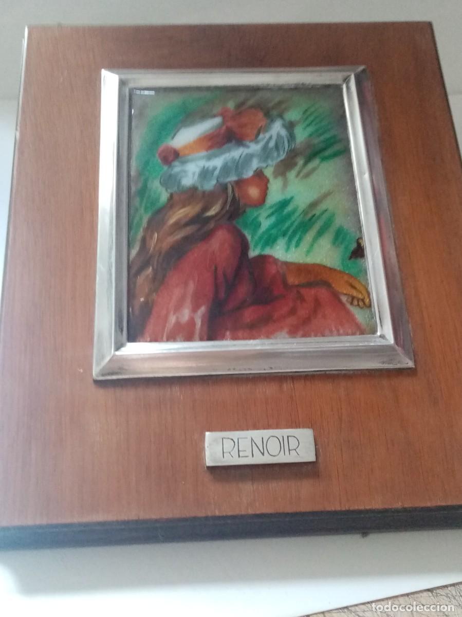 Arte: CUADRO ESMALTADO REPRODUCION DE RENOIR