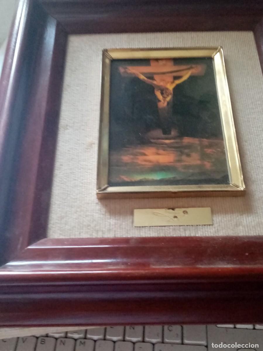 Arte: 2 CUADROS ESMALTADO DE DALI CON CERTIFICADO DE LA REPRODUCION DEL MAESTRO BAJO CONTRATO 1981